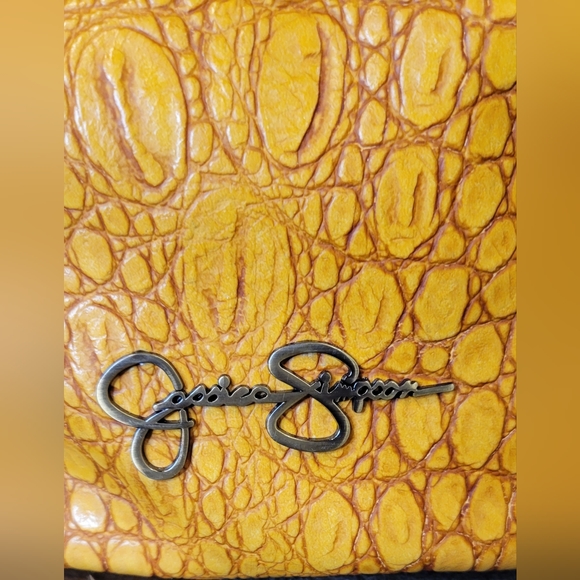 Jessica Simpson Croc Embossed Bag & Wallet- STUFF THE BAG ITEM 1-20 - Picture 6 of 15